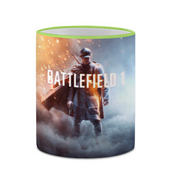 Кружка 3D Battlefield One, цвет: 3D-светло-зеленый кант — фото 2