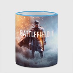 Кружка 3D Battlefield One, цвет: 3D-небесно-голубой кант — фото 2