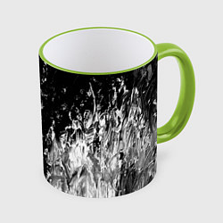 Кружка 3D GRAY&BLACK, цвет: 3D-светло-зеленый кант