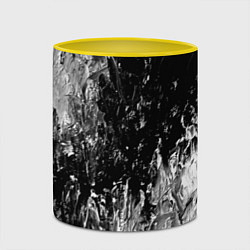 Кружка 3D GRAY&BLACK, цвет: 3D-белый + желтый — фото 2