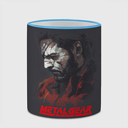 Кружка 3D Metal Gear Solid, цвет: 3D-небесно-голубой кант — фото 2