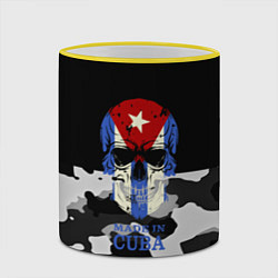 Кружка 3D Made in Cuba, цвет: 3D-желтый кант — фото 2