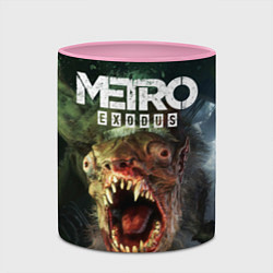 Кружка 3D Metro Exodus, цвет: 3D-белый + розовый — фото 2