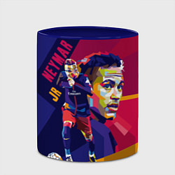 Кружка 3D Jr. Neymar, цвет: 3D-белый + синий — фото 2