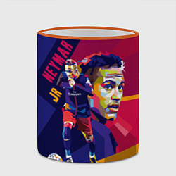 Кружка 3D Jr. Neymar, цвет: 3D-оранжевый кант — фото 2