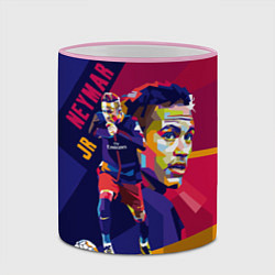 Кружка 3D Jr. Neymar, цвет: 3D-розовый кант — фото 2