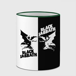 Кружка 3D Black Sabbath, цвет: 3D-зеленый кант — фото 2