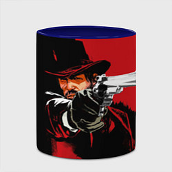 Кружка 3D Red Dead Redemption, цвет: 3D-белый + синий — фото 2
