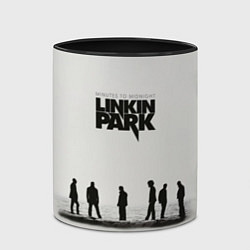Кружка 3D Группа Linkin Park, цвет: 3D-белый + черный — фото 2