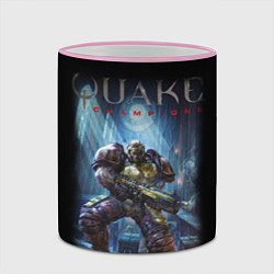 Кружка 3D Quake: Soldier Champion, цвет: 3D-розовый кант — фото 2