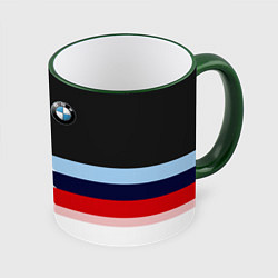 Кружка 3D BMW M SPORT, цвет: 3D-зеленый кант