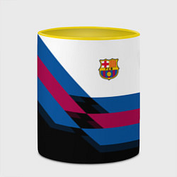 Кружка 3D Barcelona FC: Black style, цвет: 3D-белый + желтый — фото 2