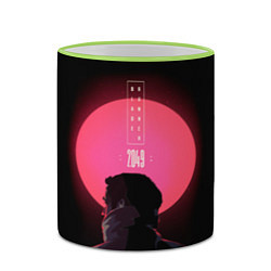 Кружка 3D Blade Runner: Acid sun, цвет: 3D-светло-зеленый кант — фото 2