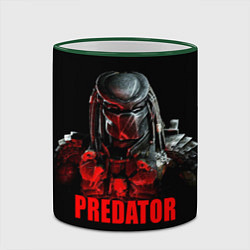Кружка 3D Iron Predator, цвет: 3D-зеленый кант — фото 2