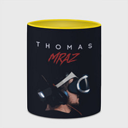Кружка 3D Thomas Mraz, цвет: 3D-белый + желтый — фото 2