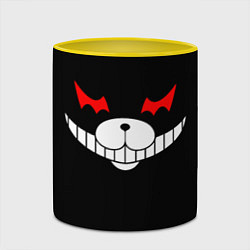 Кружка 3D Monokuma Black, цвет: 3D-белый + желтый — фото 2