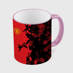 Кружка 3D FC Manchester United: Red Original, цвет: 3D-розовый кант