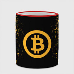 Кружка 3D Bitcoin Master, цвет: 3D-красный кант — фото 2