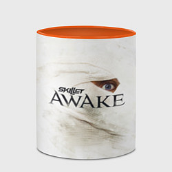 Кружка 3D Skillet: Awake, цвет: 3D-белый + оранжевый — фото 2