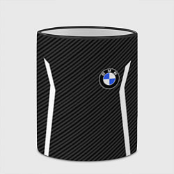 Кружка 3D BMW CARBON БМВ КАРБОН, цвет: 3D-черный кант — фото 2