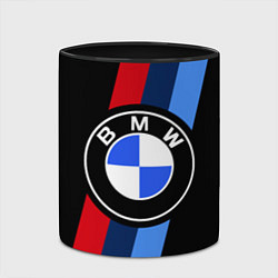 Кружка 3D BMW 2021 M SPORT БМВ М СПОРТ, цвет: 3D-белый + черный — фото 2