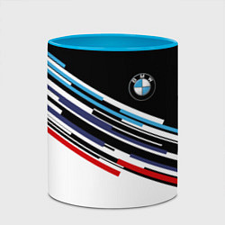 Кружка 3D BMW BRAND COLOR БМВ, цвет: 3D-белый + небесно-голубой — фото 2