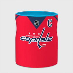 Кружка 3D Washington Capitals: Ovechkin Red, цвет: 3D-белый + небесно-голубой — фото 2