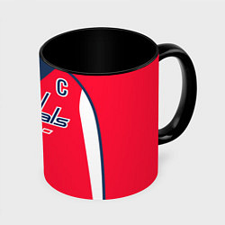 Кружка 3D Washington Capitals: Ovechkin Red, цвет: 3D-белый + черный