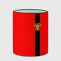 Кружка 3D Советский Союз, цвет: 3D-зеленый кант — фото 2