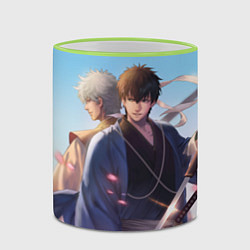 Кружка 3D Gintama, цвет: 3D-светло-зеленый кант — фото 2