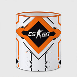 Кружка 3D CS:GO Techno Asiimov, цвет: 3D-оранжевый кант — фото 2