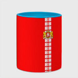 Кружка 3D Грузия, цвет: 3D-белый + небесно-голубой — фото 2