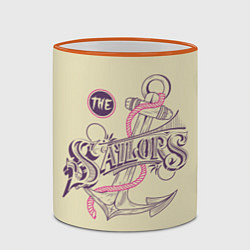 Кружка 3D The Sailors, цвет: 3D-оранжевый кант — фото 2