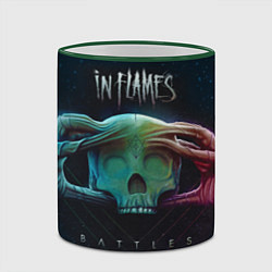 Кружка 3D In Flames: Battles, цвет: 3D-зеленый кант — фото 2