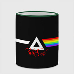 Кружка 3D Pink Floyd, цвет: 3D-зеленый кант — фото 2
