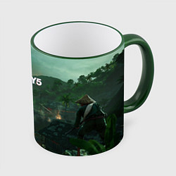 Кружка 3D Far Cry 5: Vietnam, цвет: 3D-зеленый кант