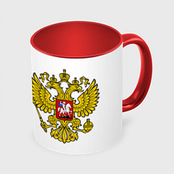 Кружка 3D Russian Patriot, цвет: 3D-белый + красный