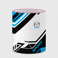 Кружка 3D Mazda: Techno Sport, цвет: 3D-розовый кант — фото 2