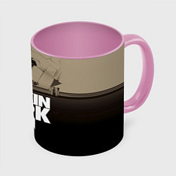 Кружка 3D Linkin Park: Meteora, цвет: 3D-белый + розовый