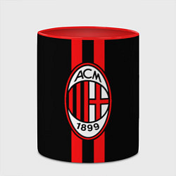 Кружка 3D AC Milan 1899, цвет: 3D-белый + красный — фото 2