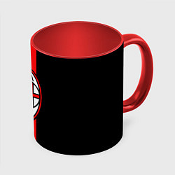 Кружка 3D AC Milan 1899, цвет: 3D-белый + красный