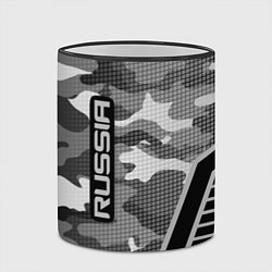 Кружка 3D Russia: Grey Camo, цвет: 3D-черный кант — фото 2