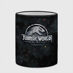 Кружка 3D Jurassic World: Smoke & Ash цвета 3D-черный кант — фото 2