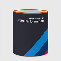 Кружка 3D BMW M Performance, цвет: 3D-оранжевый кант — фото 2