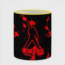 Кружка 3D Queen: Blood Style, цвет: 3D-желтый кант — фото 2