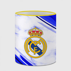 Кружка 3D Real Madrid, цвет: 3D-желтый кант — фото 2