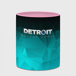 Кружка 3D Detroit: Become Human, цвет: 3D-белый + розовый — фото 2