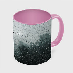 Кружка 3D The Rain, цвет: 3D-белый + розовый