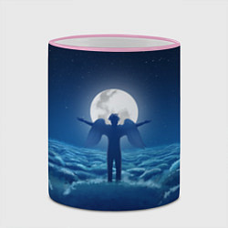 Кружка 3D XXXTentacion: Moon Angel, цвет: 3D-розовый кант — фото 2