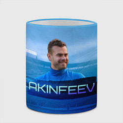Кружка 3D Akinfeev, цвет: 3D-небесно-голубой кант — фото 2